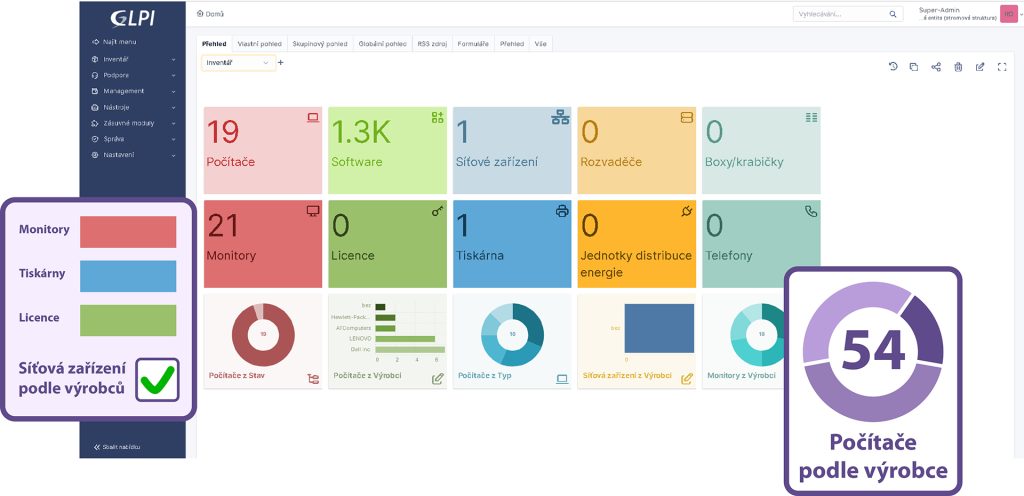 Helpdesk GLPI | Scenario s.r.o.