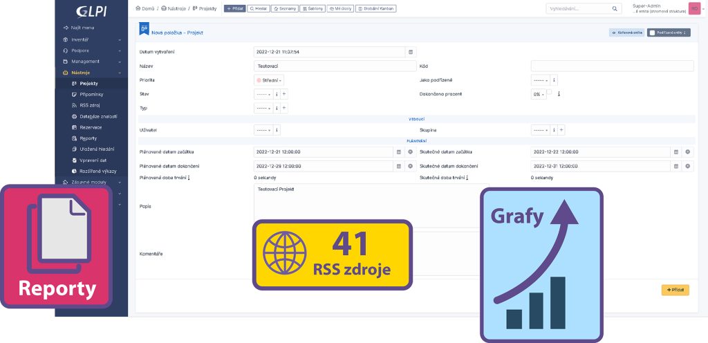 Helpdesk GLPI | Scenario s.r.o.