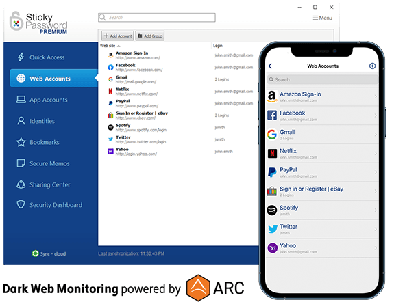 Sticky password | Scenario s.r.o.
