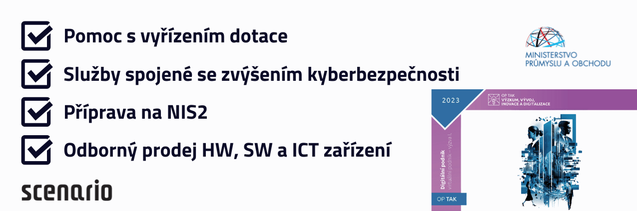Dotace Digitální podnik – ICT a kyberbezpečnost pro MSP