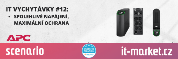 Zajímavé IT vychytávky #12 – Přepěťová ochrana azáložní napájení v jednom zařízení od APC | Scenario s.r.o. - Scenario s.r.o. Zajímavé IT vychytávky #12 – Přepěťová ochrana azáložní napájení v jednom zařízení od APC | Scenario s.r.o.