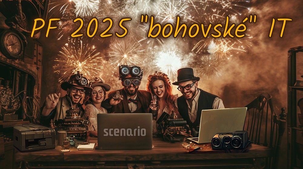 PF 2025 – Poděkování a přání do nového roku - Scenario s.r.o. PF 2025 – Poděkování a přání do nového roku