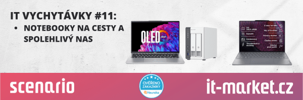 Zajímavé IT vychytávky #11 – lehké AI notebooky a spolehlivý NAS | Scenario s.r.o. - Scenario s.r.o. Zajímavé IT vychytávky #11 – lehké AI notebooky a spolehlivý NAS | Scenario s.r.o.