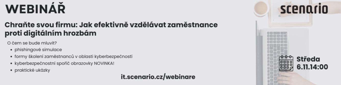 Chraňte svou firmu: Jak efektivně vzdělávat zaměstnance proti digitálním hrozbám | Scenario s.r.o. - Scenario s.r.o. Chraňte svou firmu: Jak efektivně vzdělávat zaměstnance proti digitálním hrozbám | Scenario s.r.o.
