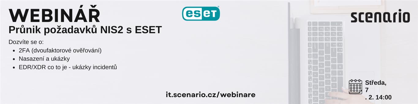 Průnik požadavků NIS2 s ESET | Scenario s.r.o. - Scenario s.r.o. Průnik požadavků NIS2 s ESET | Scenario s.r.o.