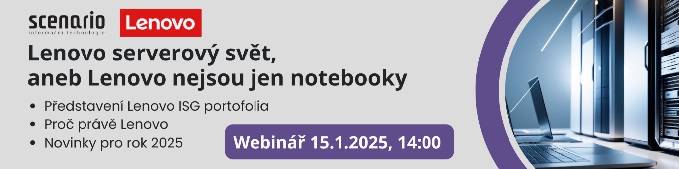 Lenovo serverový svět, aneb Lenovo nejsou jen notebooky | Scenario s.r.o. - Scenario s.r.o. Lenovo serverový svět, aneb Lenovo nejsou jen notebooky | Scenario s.r.o.