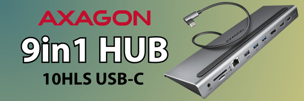 AXAGON HMC – 10HLS USB-C 9in1 HUB | Scenario s.r.o. - Scenario s.r.o. AXAGON HMC – 10HLS USB-C 9in1 HUB | Scenario s.r.o.