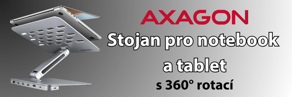 AXAGON Stojan pro notebook a tablet s 360° rotací | Scenario s.r.o. - Scenario s.r.o. AXAGON Stojan pro notebook a tablet s 360° rotací | Scenario s.r.o.