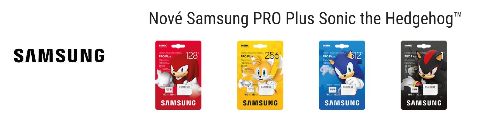 Samsung Memory PRO Plus Sonic the Hedgehog™ | Scenario s.r.o.