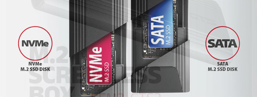 AXAGON externí s USB 10Gbps pro M.2 NVMe / SATA SSD | Scenario s.r.o.