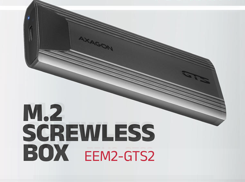 AXAGON externí s USB 10Gbps pro M.2 NVMe / SATA SSD | Scenario s.r.o.