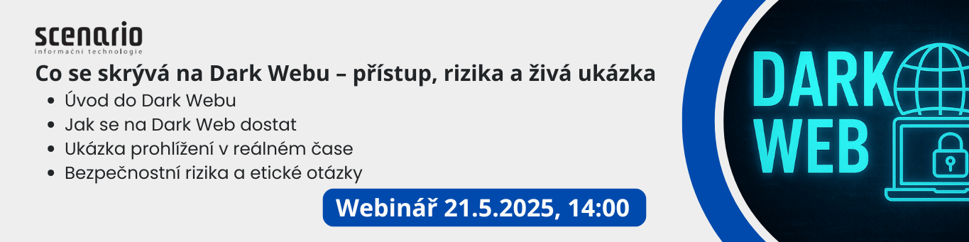 Co se skrývá na Dark Webu – přístup, rizika a živá ukázka. | Scenario s.r.o. - Scenario s.r.o. Co se skrývá na Dark Webu – přístup, rizika a živá ukázka. | Scenario s.r.o.