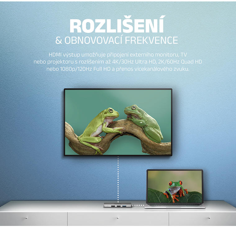 AXAGON STARTER USB-C 4in1 HUB | Scenario s.r.o.