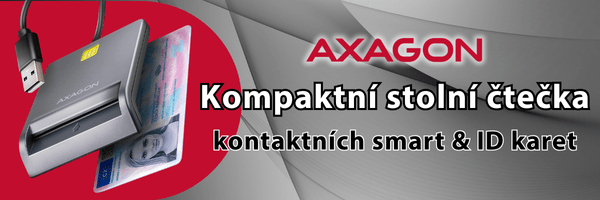 AXAGON – čtečka Smart/ ID karet včetně občanky | Scenario s.r.o. - Scenario s.r.o. AXAGON – čtečka Smart/ ID karet včetně občanky | Scenario s.r.o.