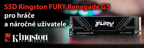 SSD Kingston FURY Renegade G5 PCIe 5.0 NVMe M.2 pro hráče a náročné uživatele | Scenario s.r.o. - Scenario s.r.o. SSD Kingston FURY Renegade G5 PCIe 5.0 NVMe M.2 pro hráče a náročné uživatele | Scenario s.r.o.
