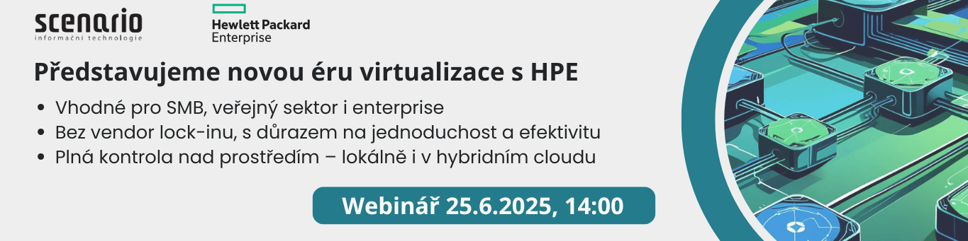 Představujeme novou éru virtualizace s HPE | Scenario s.r.o. - Scenario s.r.o. Představujeme novou éru virtualizace s HPE | Scenario s.r.o.