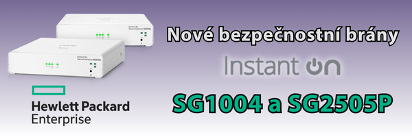 Aruba Nové Secure Gatewaye Instant On | Scenario s.r.o.