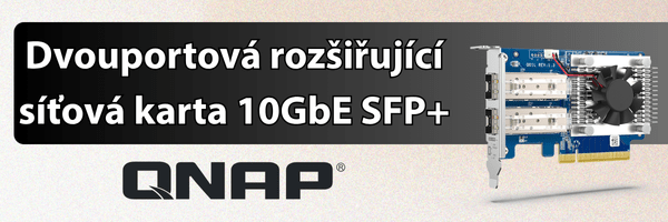 QNAP – nová síťová dvouportová karta QXG-10G2SF-NXE 10GbE SFP+ | Scenario s.r.o.