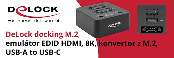 DeLock docking M.2, Emulátor EDID HDMI, 8K, Konvertor z M.2, USB-A to USB-C | Scenario s.r.o. - Scenario s.r.o. DeLock docking M.2, Emulátor EDID HDMI, 8K, Konvertor z M.2, USB-A to USB-C | Scenario s.r.o.