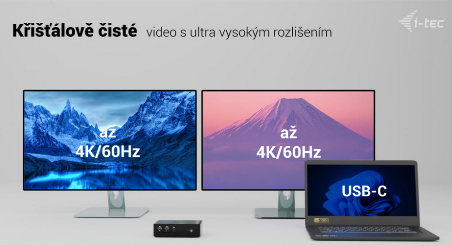 i-tec Thunderbolt5 Quattro Display Docking Station | Scenario s.r.o.