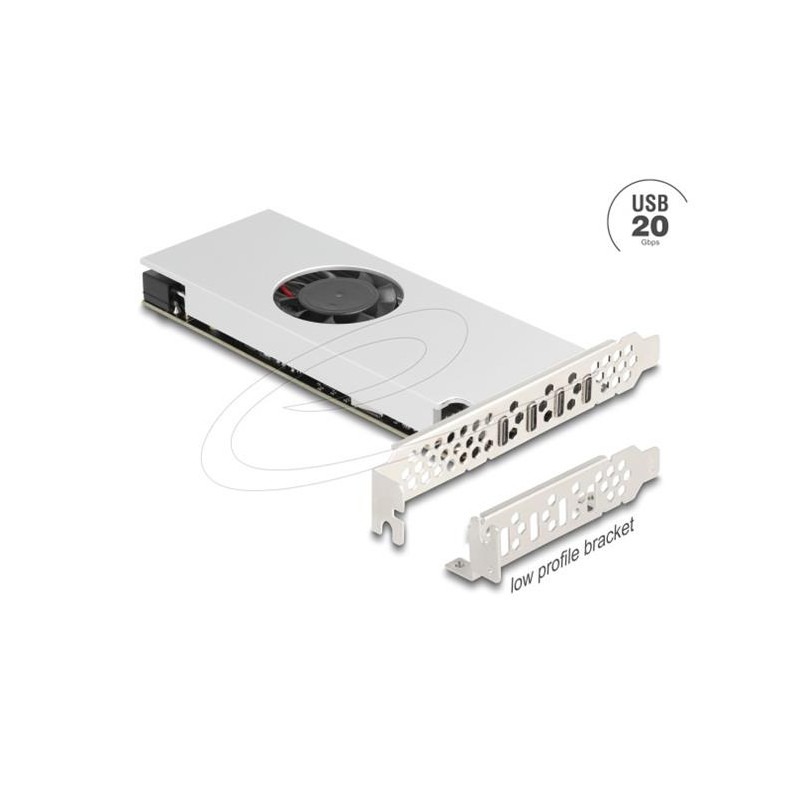 Delock mini síťová skříň, USB-C adaptér, karta PCI Express a mini PCIe modul | Scenario s.r.o.