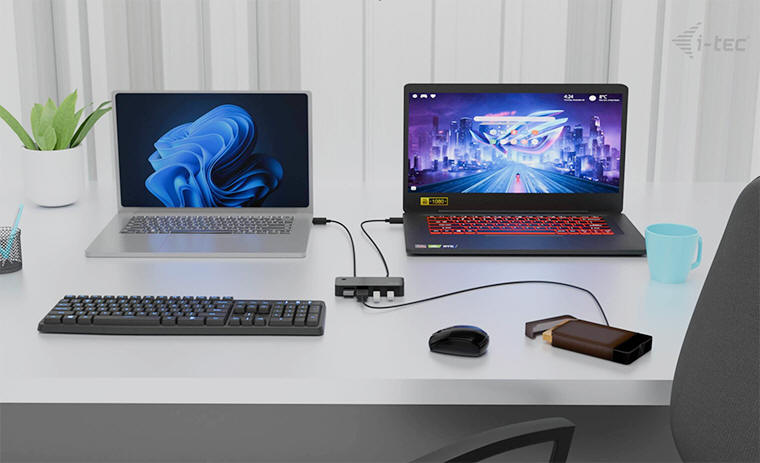 i-tec představuje nový KVM USB-A/ USB-C HUB | Scenario s.r.o.