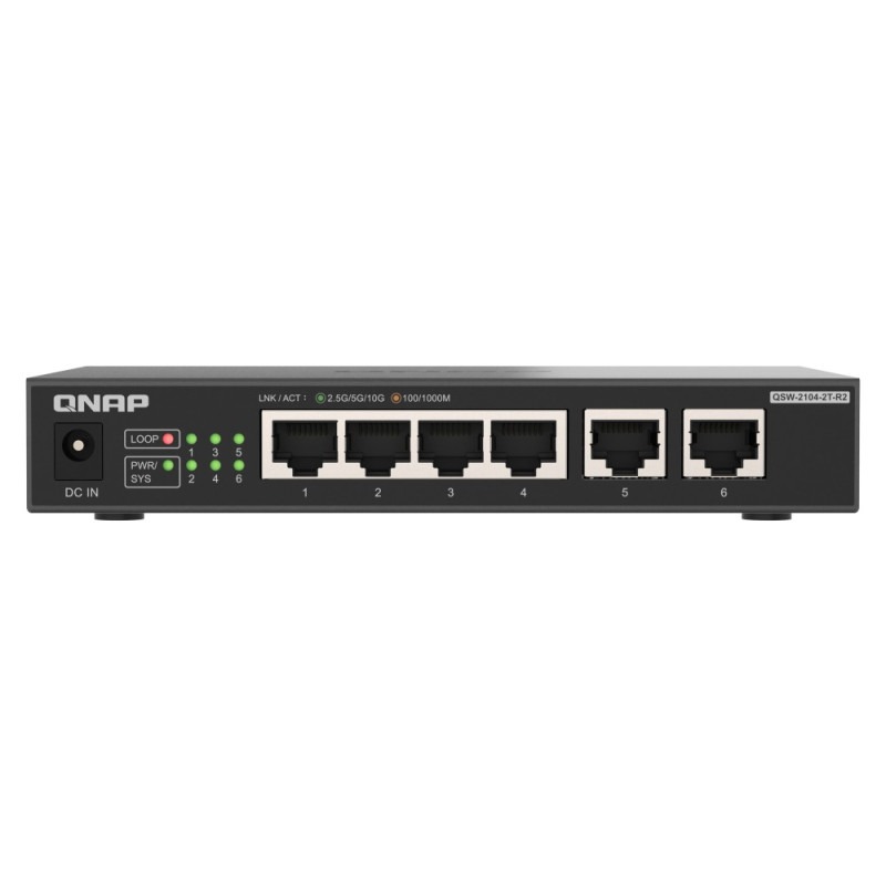 QNAP – nejlepší 10GbE switch QSW-2104-2T-R2 | Scenario s.r.o.