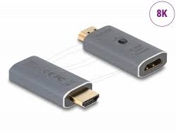 DeLock docking M.2, Emulátor EDID HDMI, 8K, Konvertor z M.2, USB-A to USB-C | Scenario s.r.o.