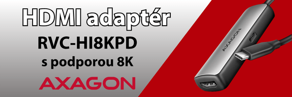 AXAGON RVC-HI8KPD HDMI adaptér pro skvělý obraz | Scenario s.r.o. - Scenario s.r.o. AXAGON RVC-HI8KPD HDMI adaptér pro skvělý obraz | Scenario s.r.o.