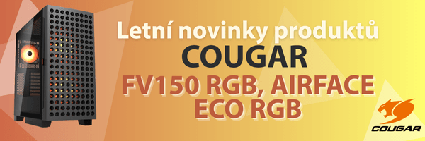 Letní novinky produktů Cougar FV150 RGB, AIRFACE ECO RGB | Scenario s.r.o. - Scenario s.r.o. Letní novinky produktů Cougar FV150 RGB, AIRFACE ECO RGB | Scenario s.r.o.