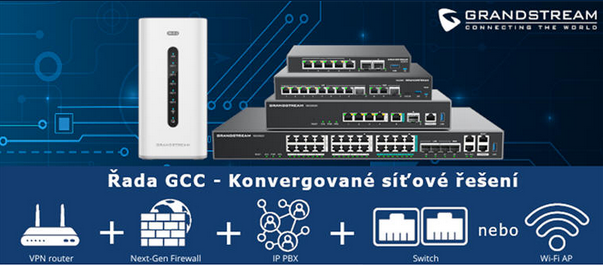 GRANDSTREAM – řada GCC – konvergované síťové řešení | Scenario s.r.o.